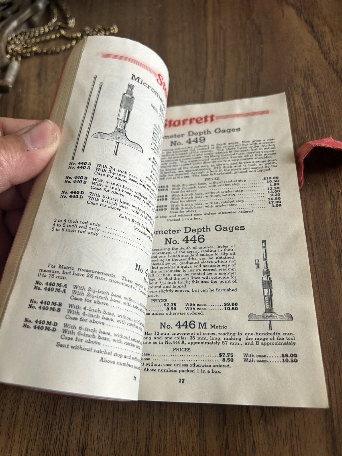 1938 Starrett Mechanical Tools Saws Booklet Catalog #26 -Borneman & Sons Elkhart