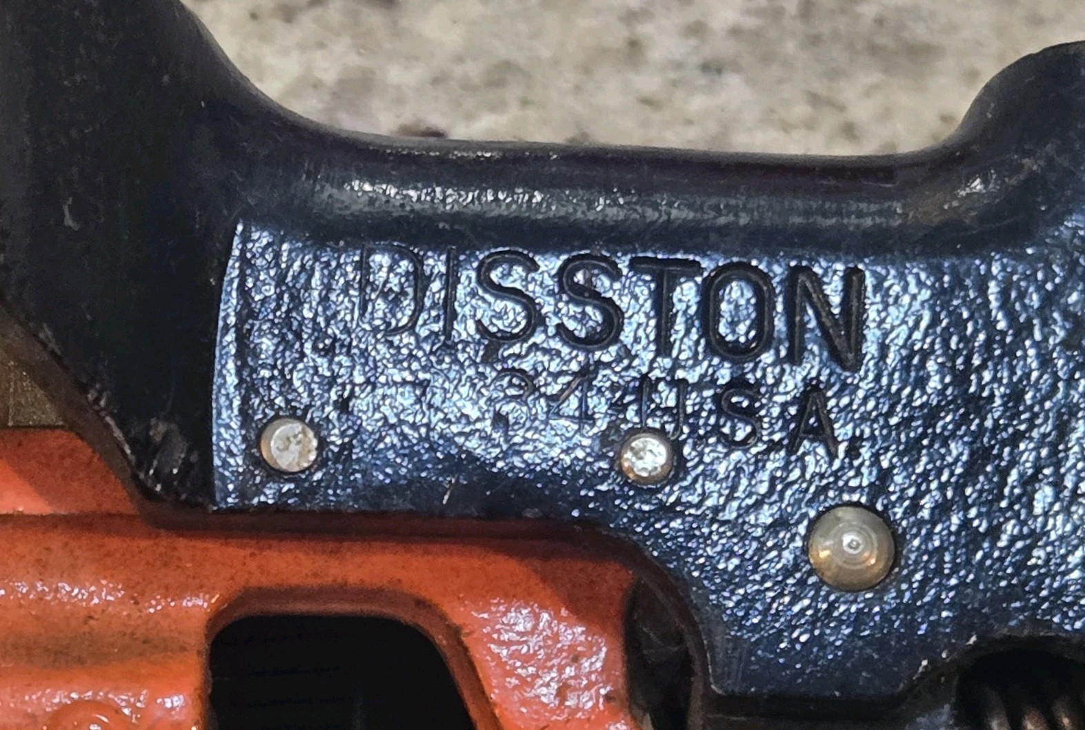 RARE VINTAGE DISSTON No. 34 Pistol Grip Saw Set EXCELLENT CONDITION USA MADE