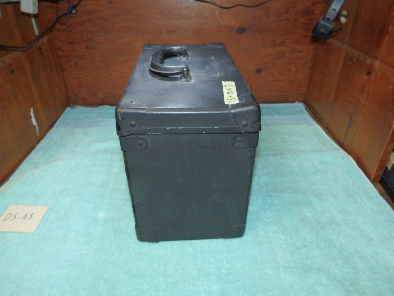 VINTAGE Lineman Tool Box / Music Case Tool with wood re-enforcement