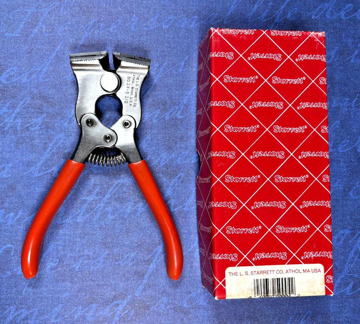 STARRETT 1X-5 1/2 ADJUSTABLE JAW CUT NIPPER ~ U.S.A.