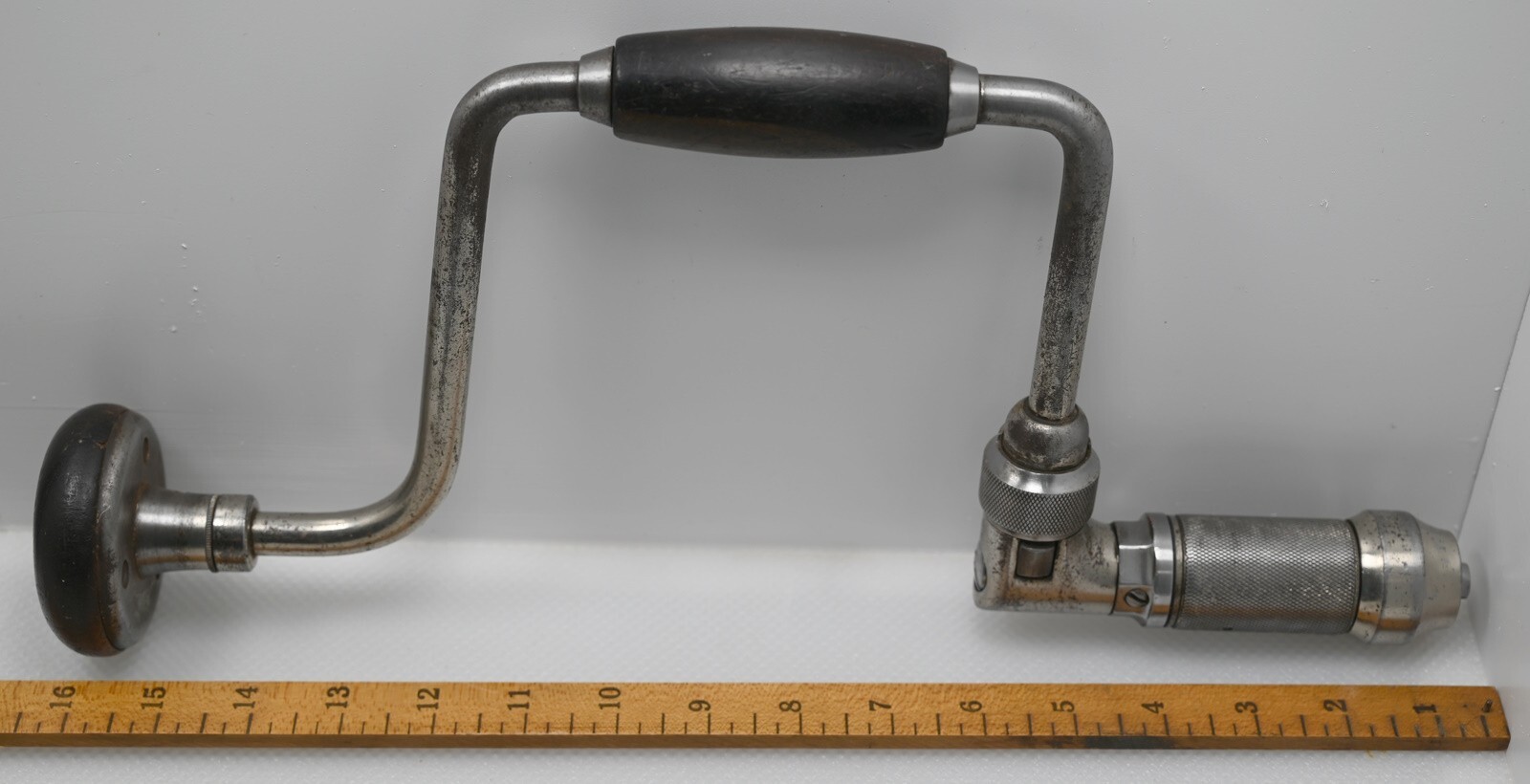 ✨Vintage 12″ John Fray No. 129 Brace Hand Drill (INV Ø109)