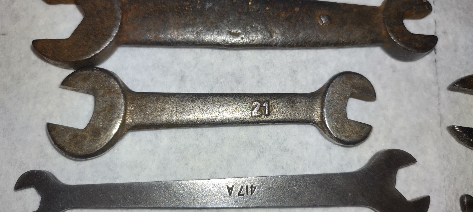 Vintage Wrench Lot –,VH, Simanco, Glenwood + Drop‑Forged