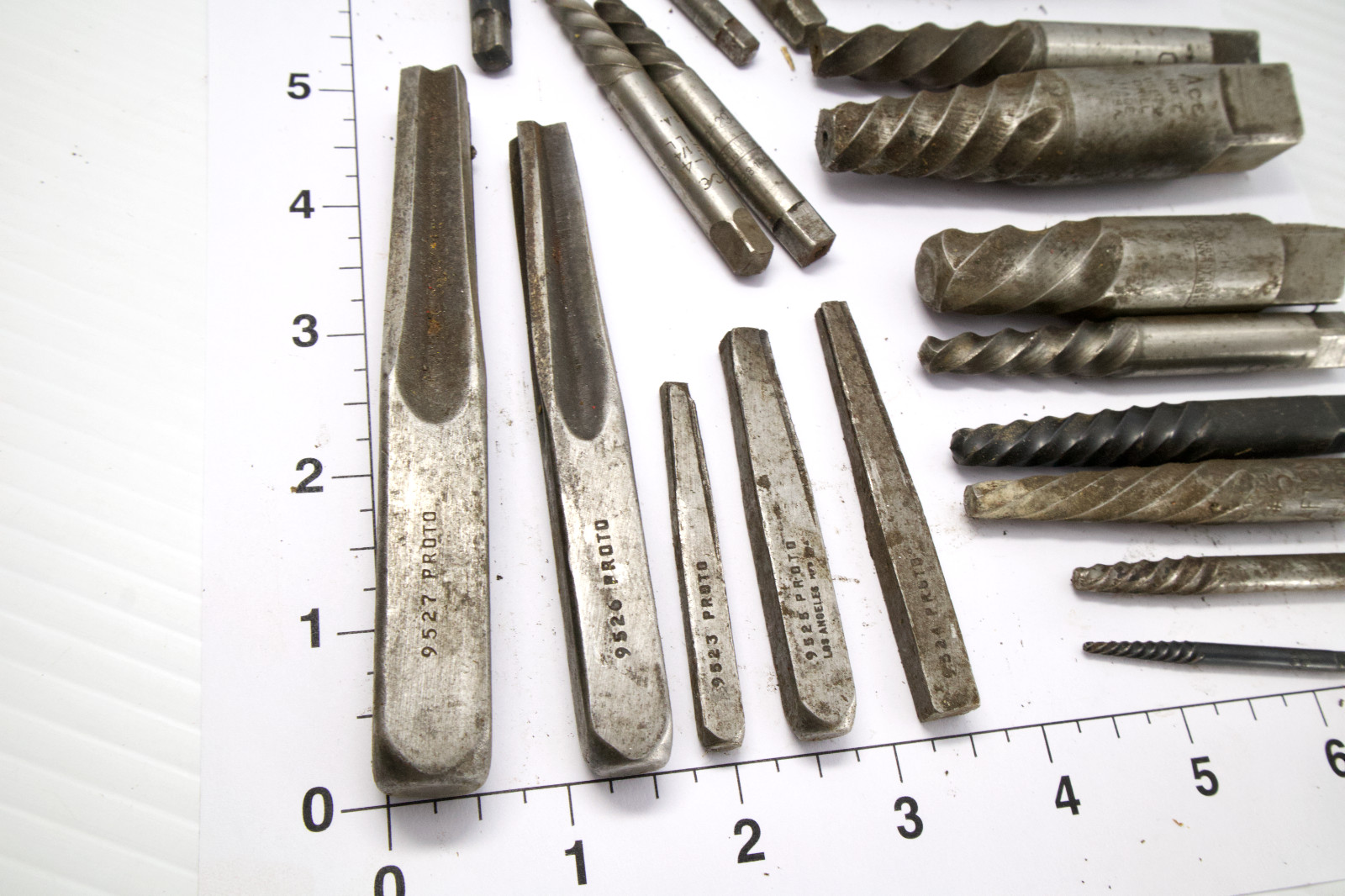 Large Lot Of Vintage Screw Extractors – PROTO & Others