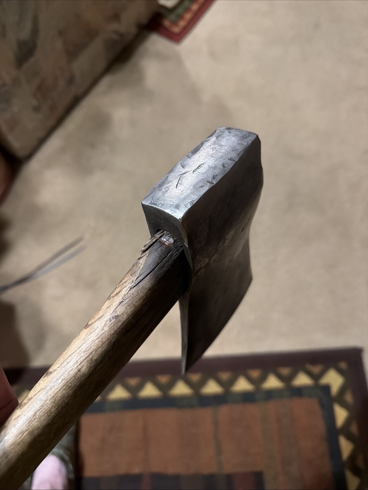 Vintage Kelly Hand Made Single Bit Axe Head Old Tool