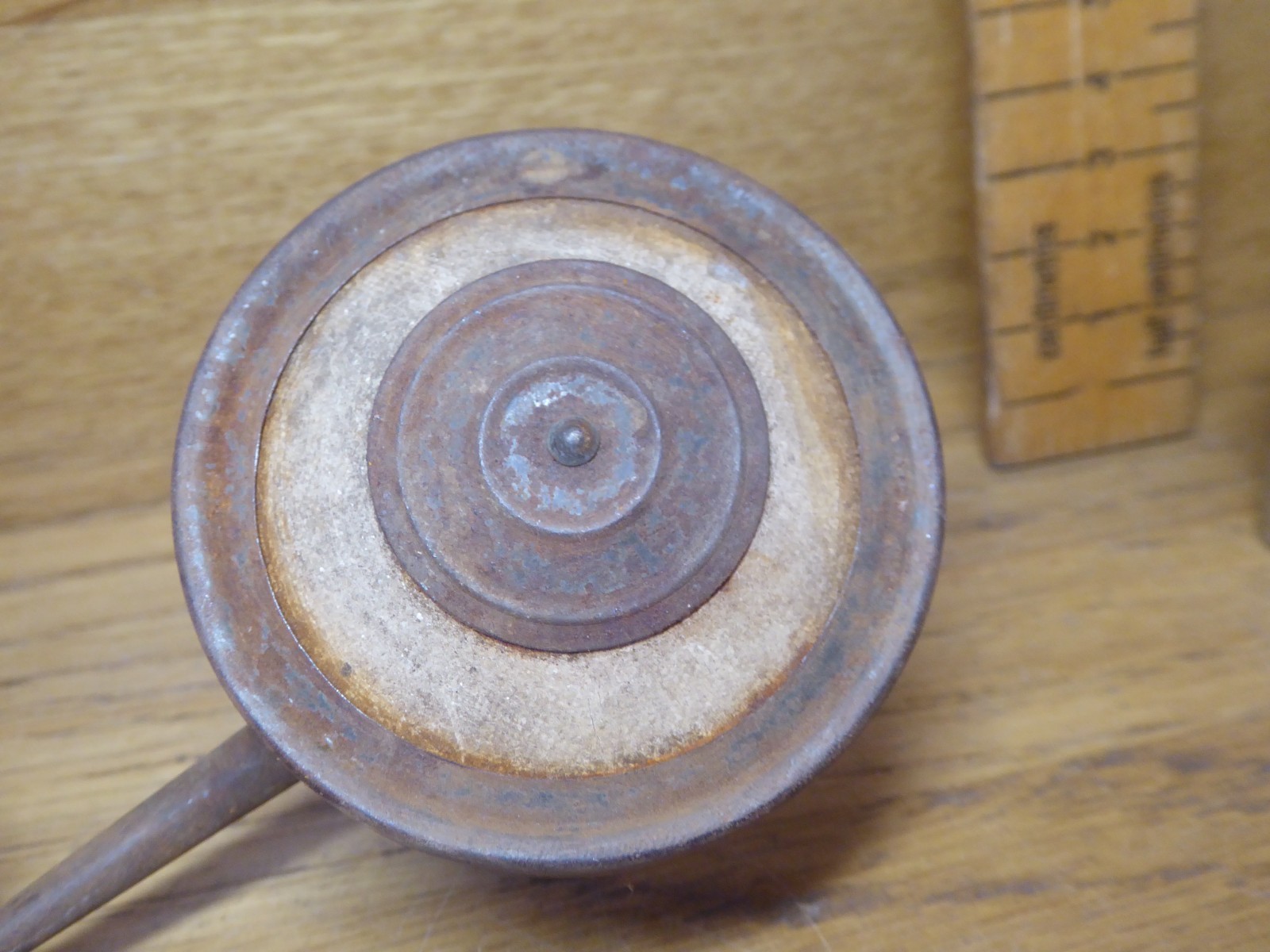 3 x Antique / Vintage Oil Cans / Oilers . Spring top oiler / thumb push base etc