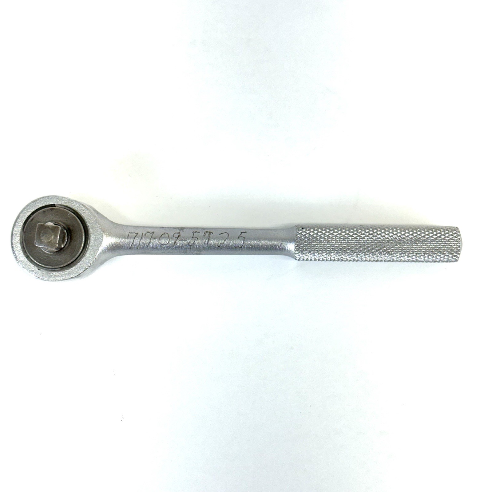 Vintage Powr-Kraft 1/4″ inch Drive Ratchet w/ Knurled Handle 4-7/8″ 84H4758