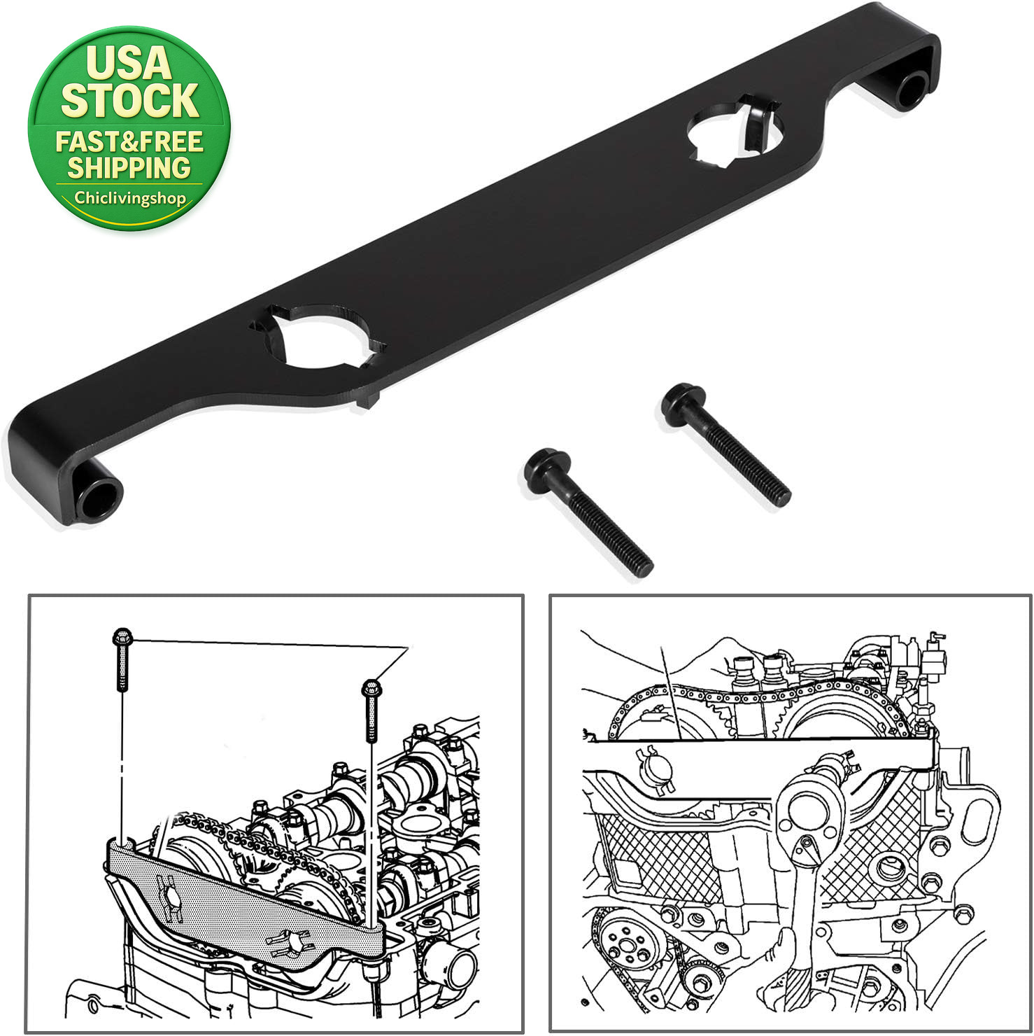 Cam Phaser Retainer Locking Tool EN-48953 for Chevrolet Buick GMC