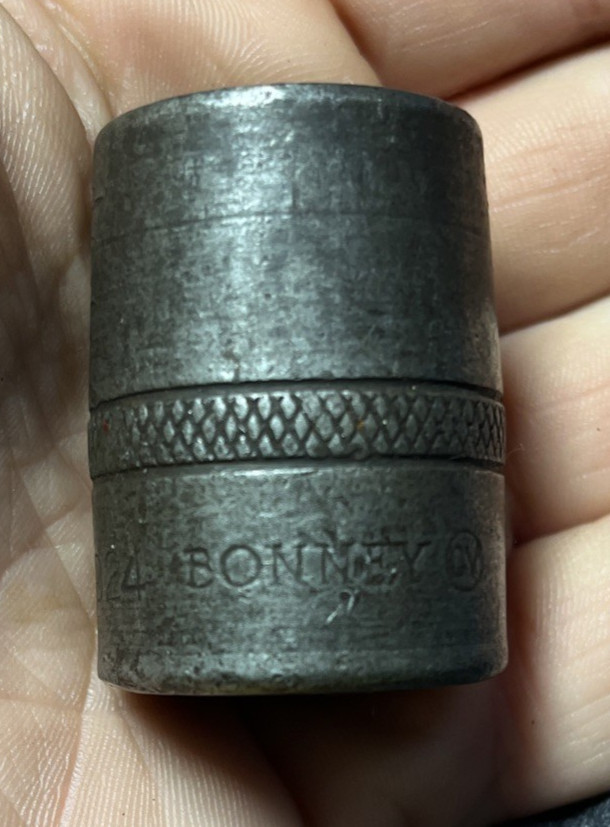 Vintage Bonney Tools D24 3/4” Socket CV 1/2 Dr 🇺🇸