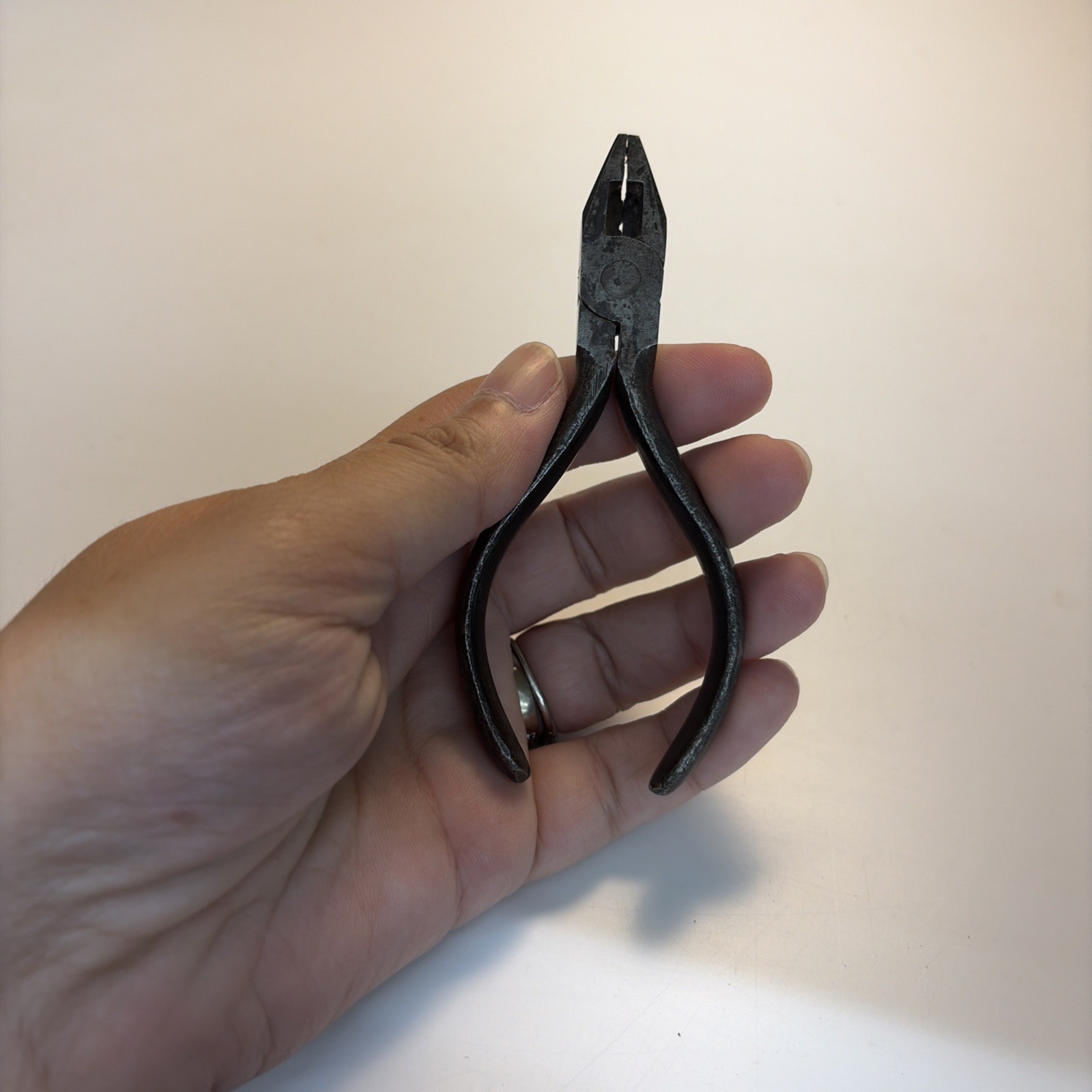 Vintage P S & W Co 240-4 Mini Lineman Side Cutting Pliers USA Pexto