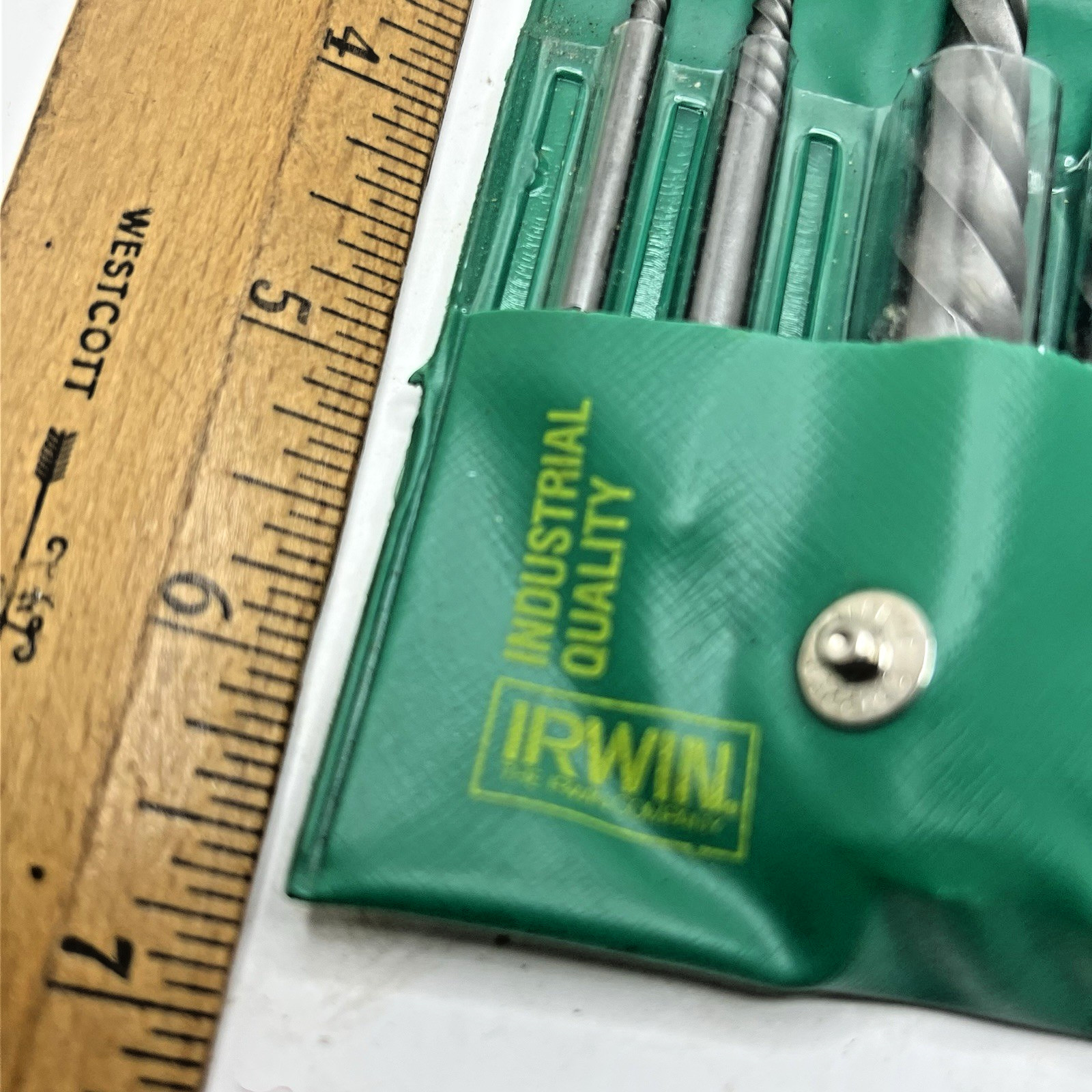 Vintage Irwin-Hanson 5 Piece #52435 Spiral Screw Extractor Set Made in USA