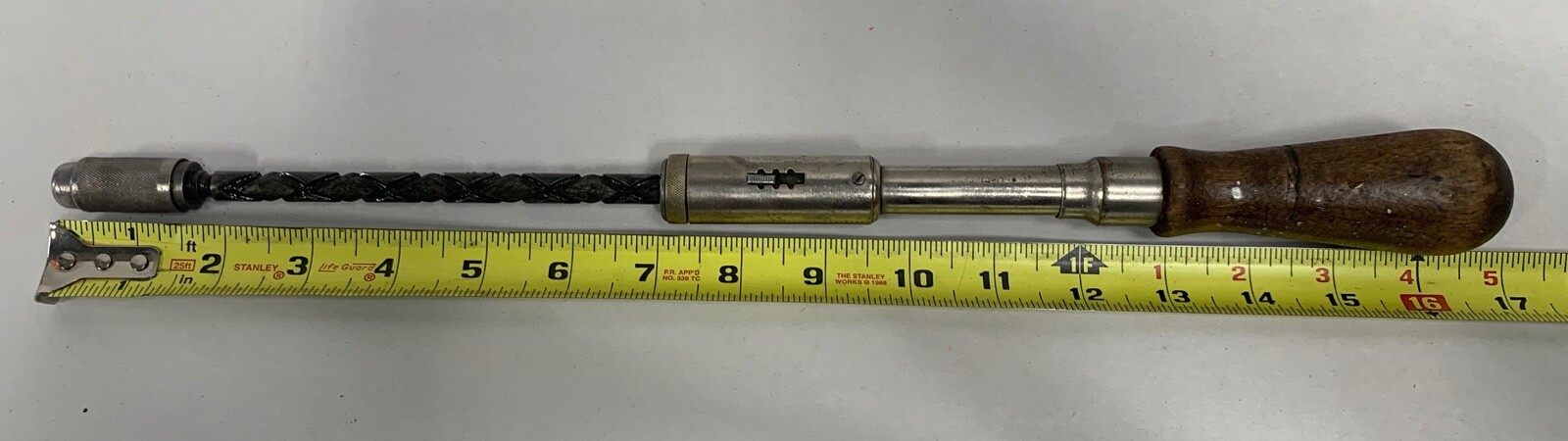Vintage North Bros Yankee No.30 Spiral Push Screwdriver Tool (A5)