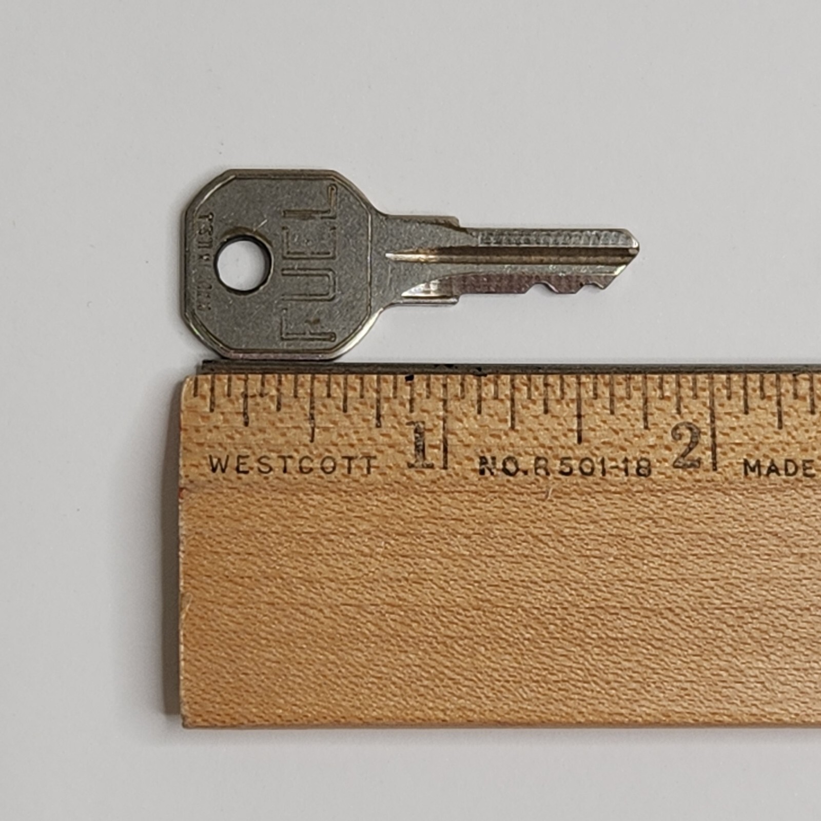 FUEL CC254 Made In USA Key KY Silver Vintage