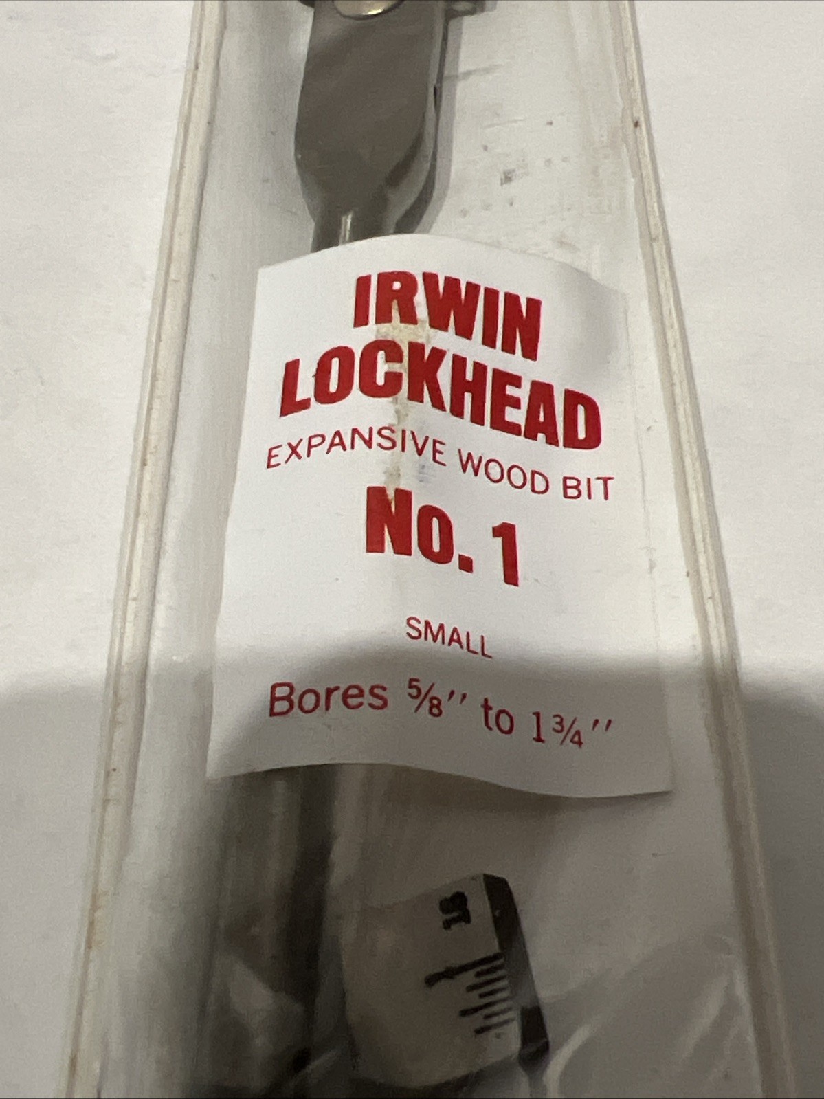 IRWIN LOCKHEAD Expansive Wood Drill Bit No.1 Bores 5/8″ to 1 3/4″ Holes Vintage