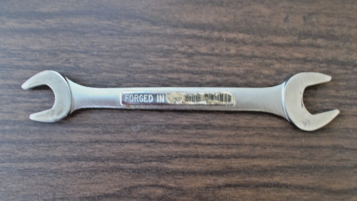 Craftsman 13/16″ & 11/16″ Double Open End Wrench 8.5″ Long Forged in USA