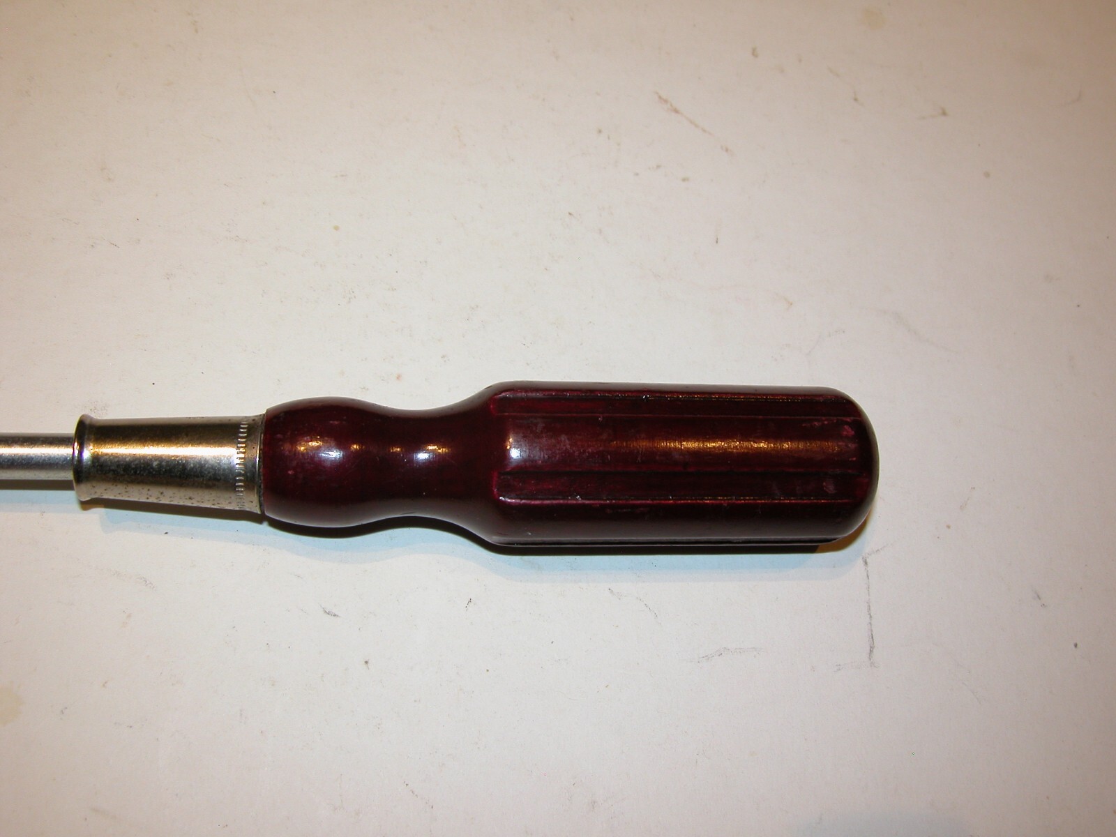 Vintage Stanley Slot Screwdriver 12″ 18″ Wood Handle standard square tip NOS