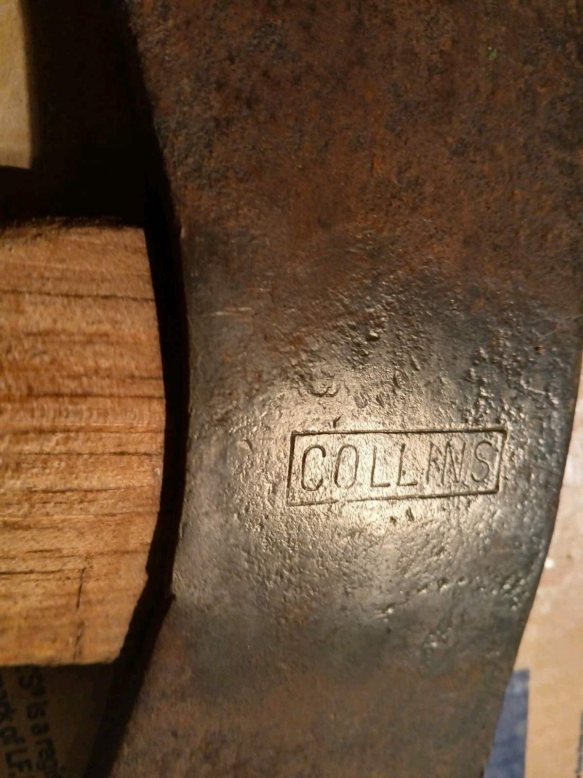 ANTIQUE EARLY Collins Double Bit Axe LITE WEIGHT 3 POUNDS Logging Axe USA
