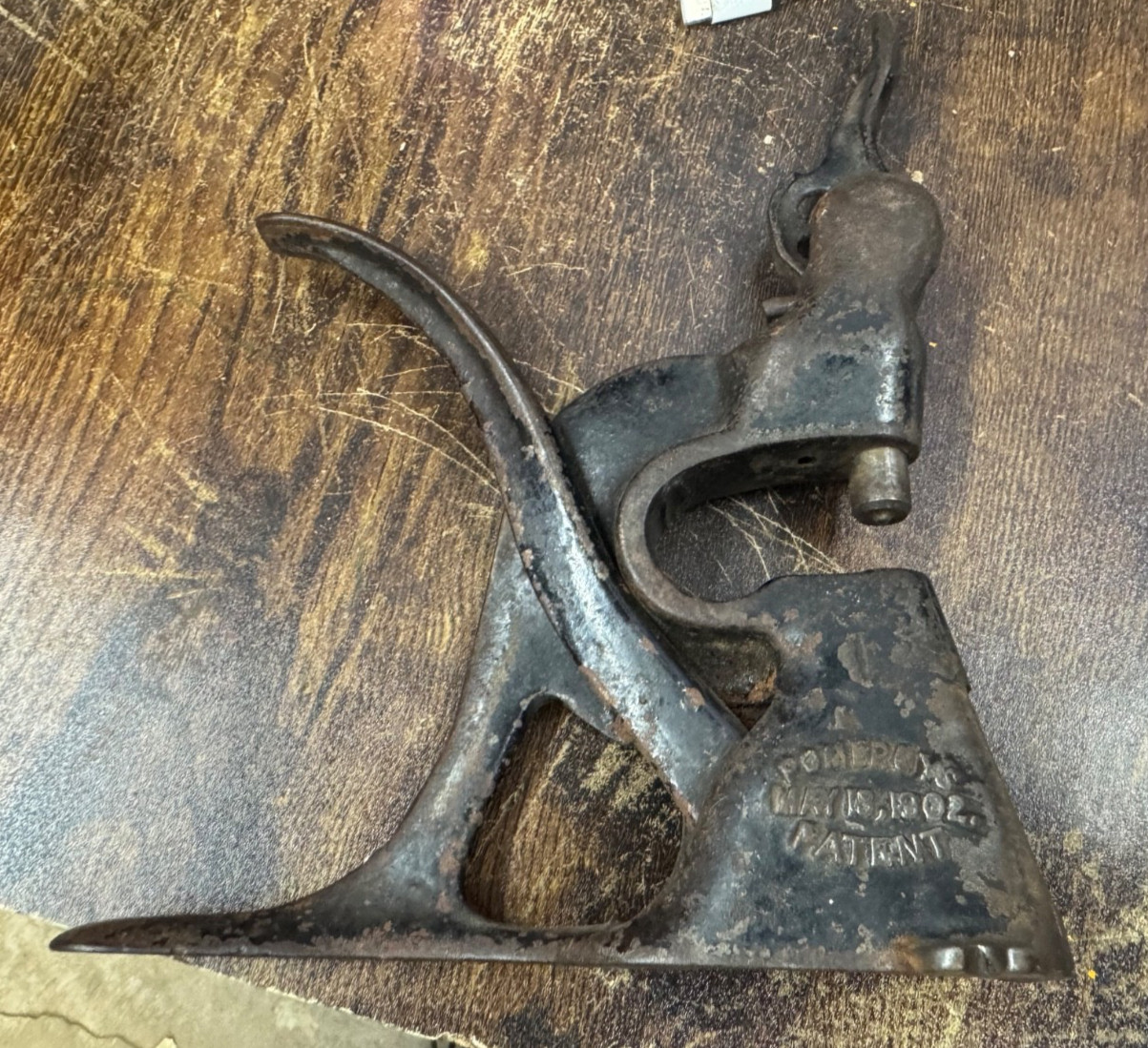 Monarch Benchtop Press for Rivets Fasteners Antique Cast Iron