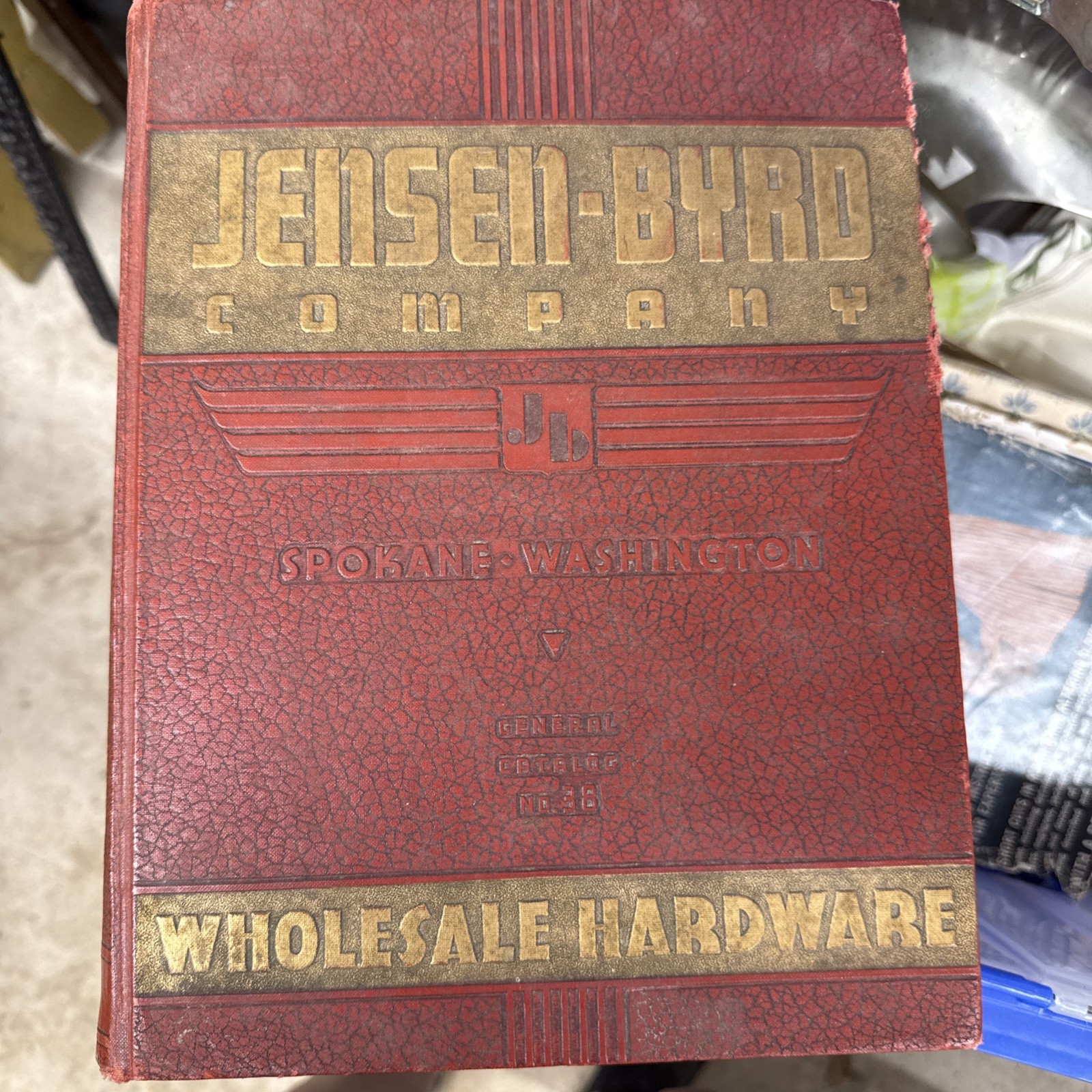 Vintage 1938 Jensen-Byrd Company Spokane Washington Hardware General Catalog #38