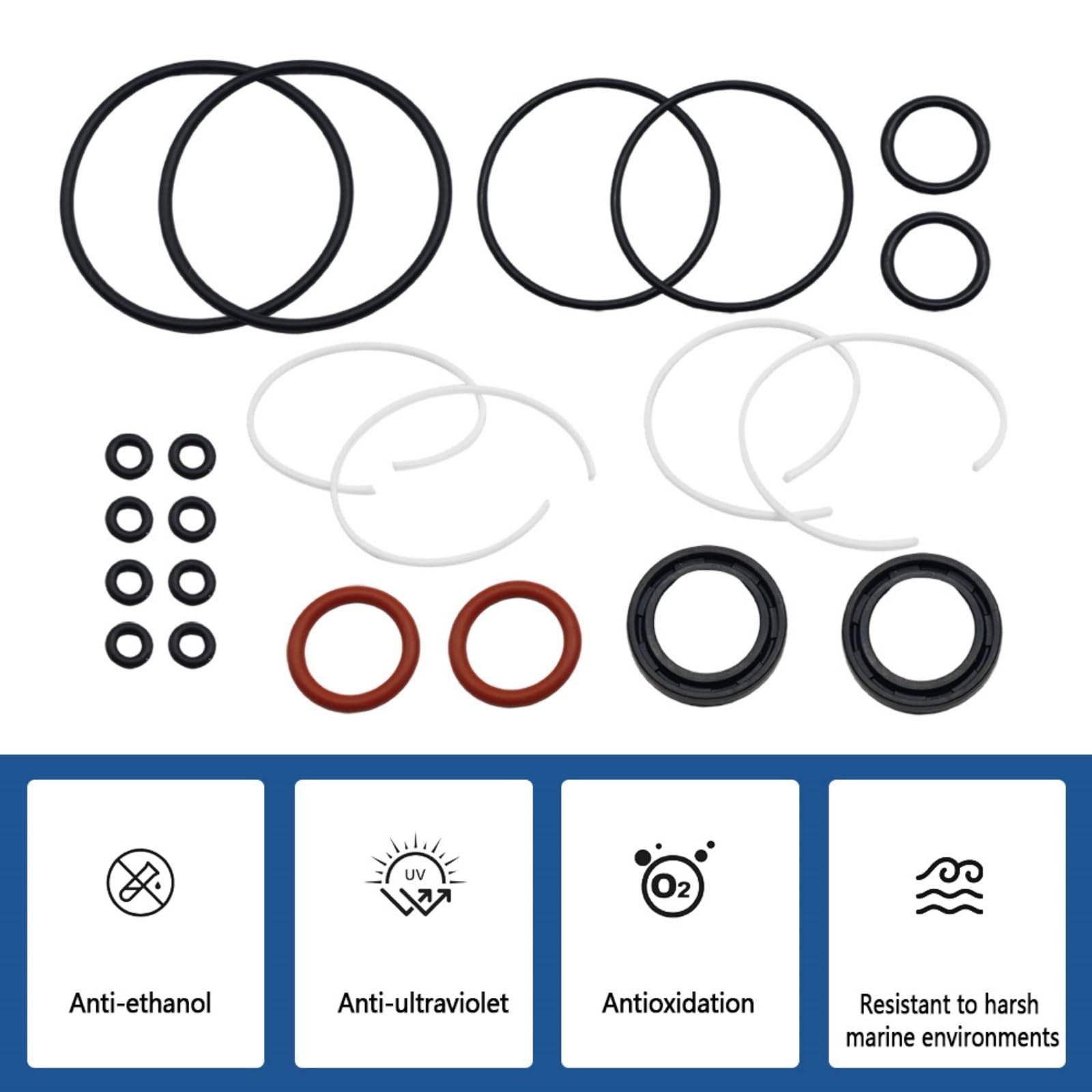 Trim Cylinder Ram Sealing Rebuild Kit Fit for Volvo Penta SX DPS-M | Cylinder…