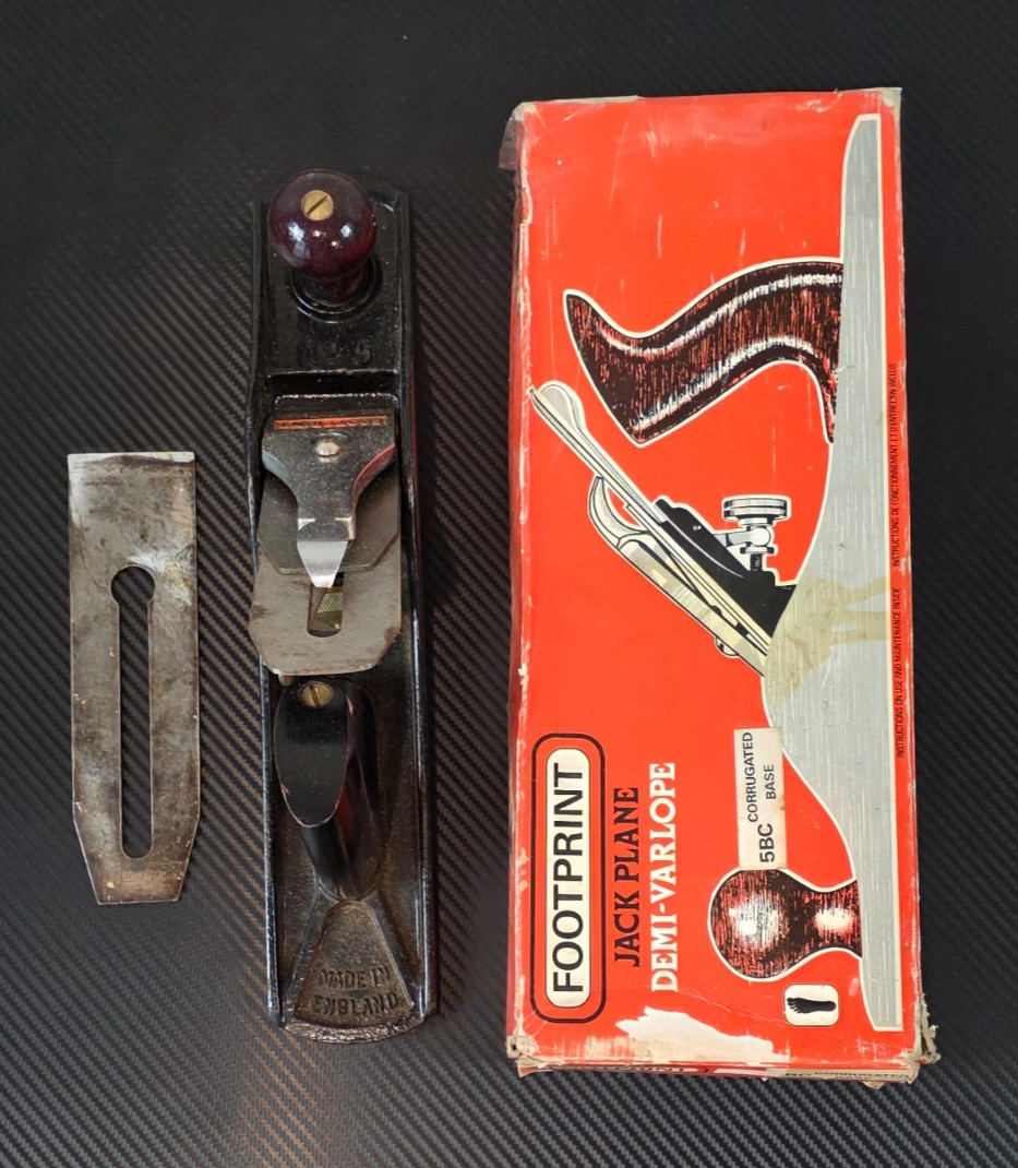 Footprint No. 5BC Demi-Varlope Jack Plane with Corrugated Base