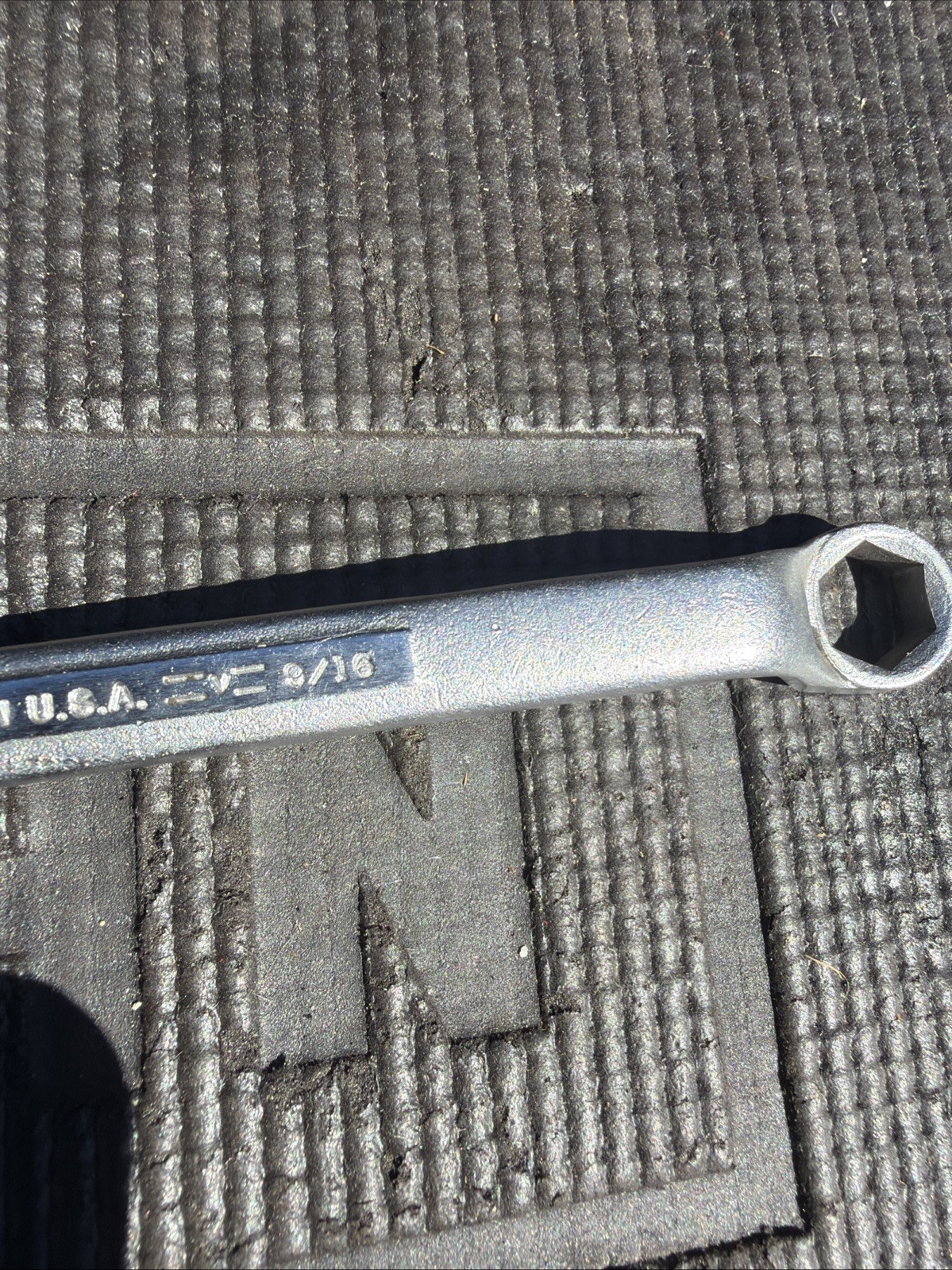 Sears Craftsman Pointy A Logo Double Box End Wrench Six 6 Pt Rare 1/2” X 9/16”