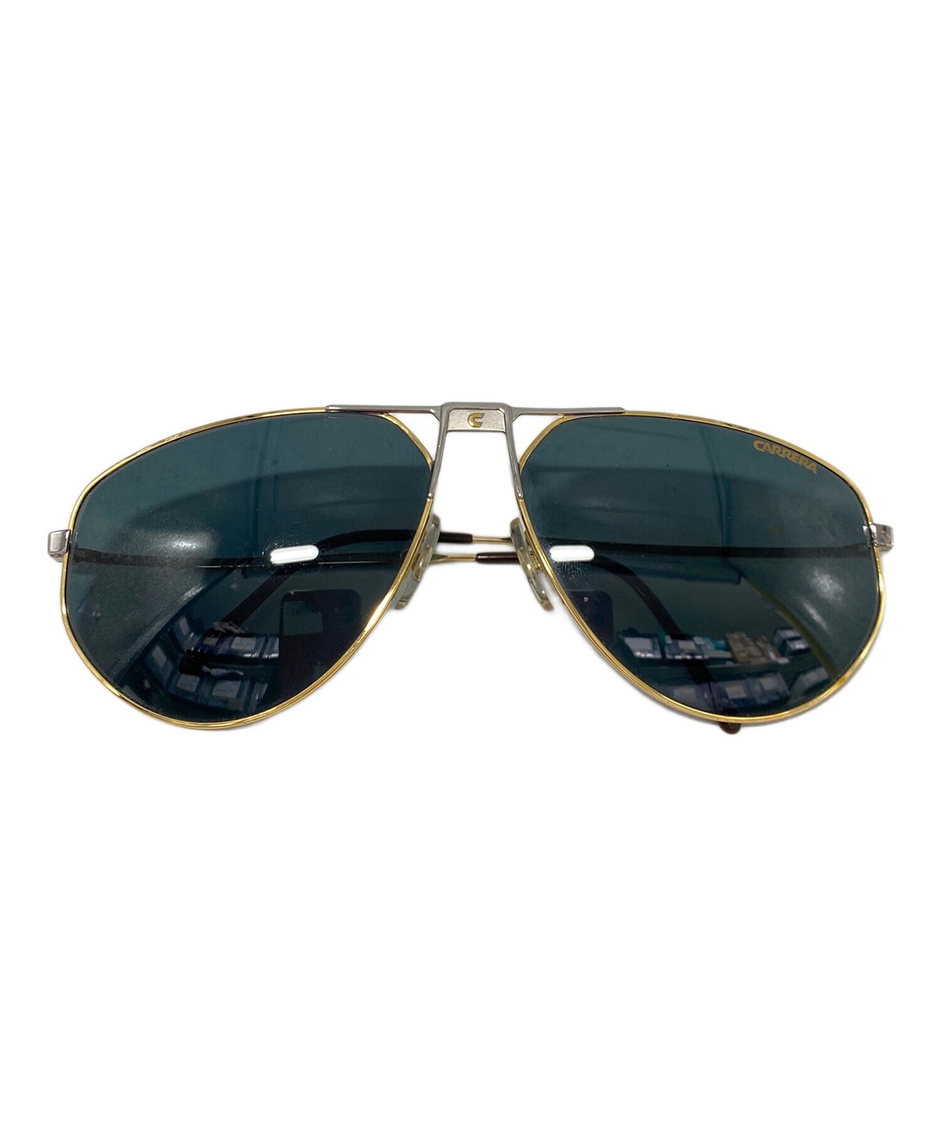 CARRERA Vintage Sunglasses THE BOEING Gold Green Men’s Used 80-90’s