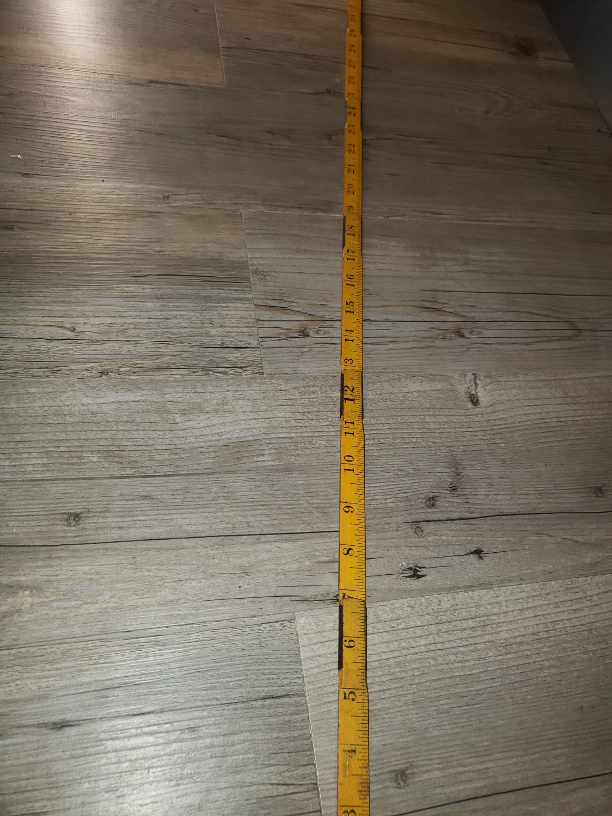 Vintage Foldable Wood Measuring Tape Hardware Jointed 36″