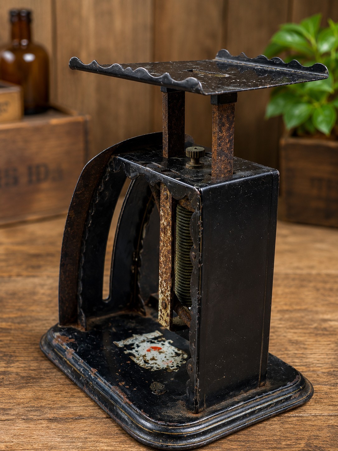 Vintage Columbian Letter Scale Patent Antique Countertop Postal Scale functional