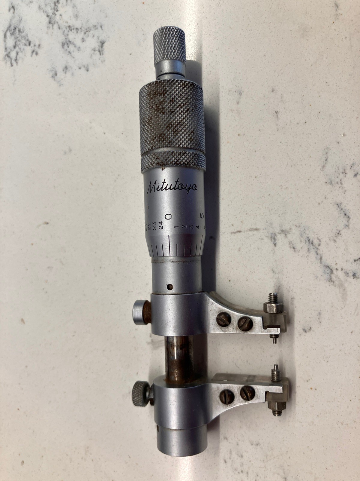 Vintage Mitutoyo Inside Micrometer 145-193 Range: 0.2-1” Caliper Japan