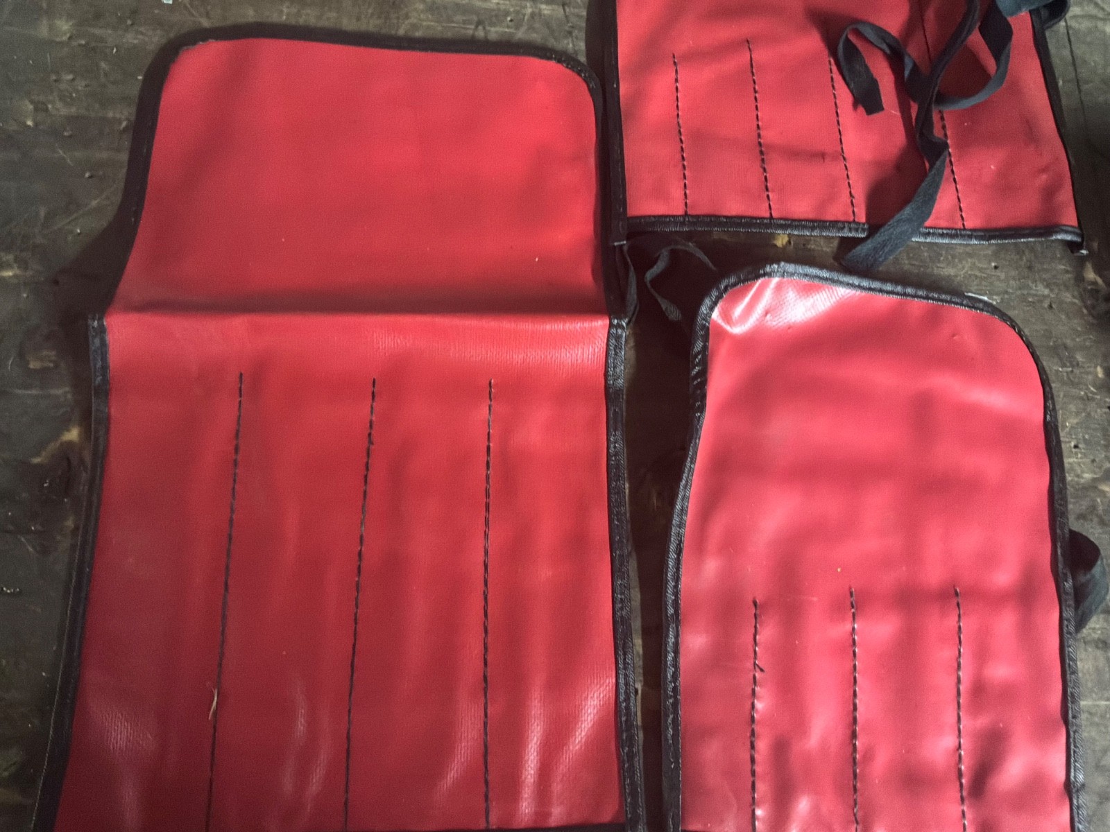 LOT OF 3 MAC TOOLS KIT BAG POUCH ROLL KB151,KB145,KB206 BRAND NEW USA VINTAGE