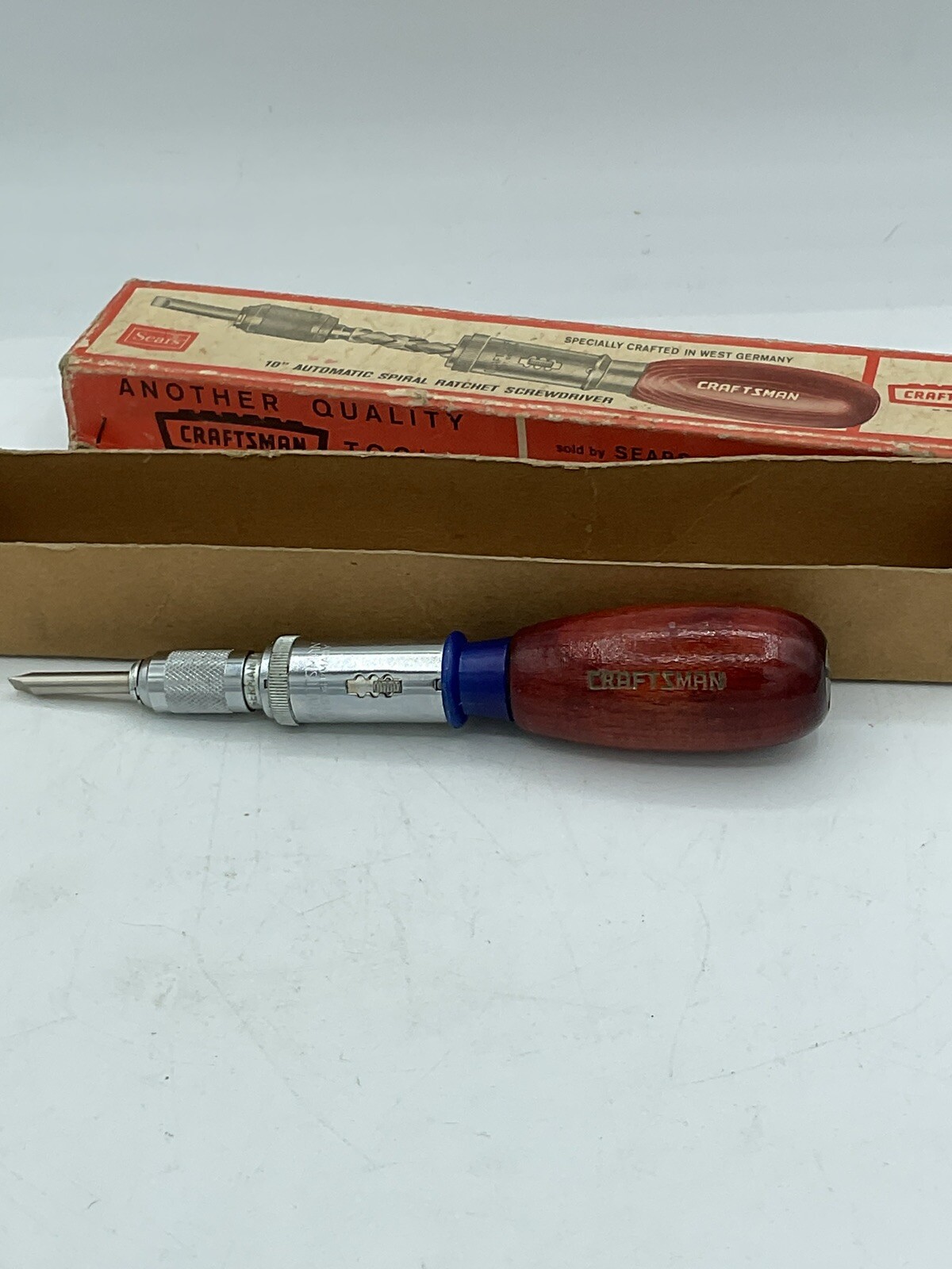 Craftsman Automatic Spiral Ratchet Screwdriver 10″ # 3100 – Made in West Germany