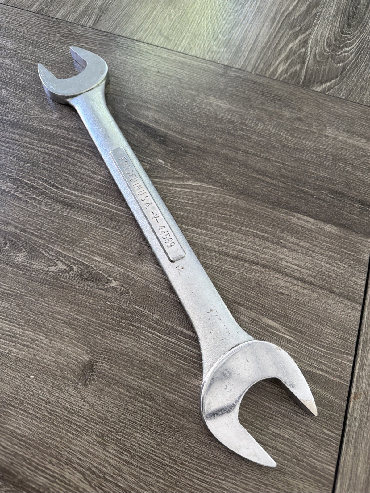 Vintage Craftsman VV 44589 1-1/2 x 1-5/8 Jumbo Open End Wrench USA