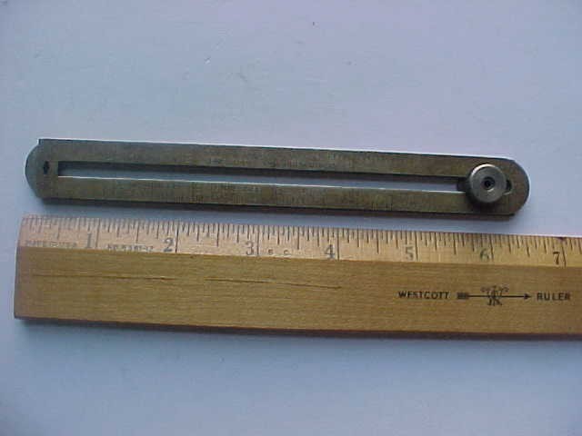 Vintage Brass Nashville Tennessee 12 in 1 Multi Tool Pat 1,636,637 Ruler Square