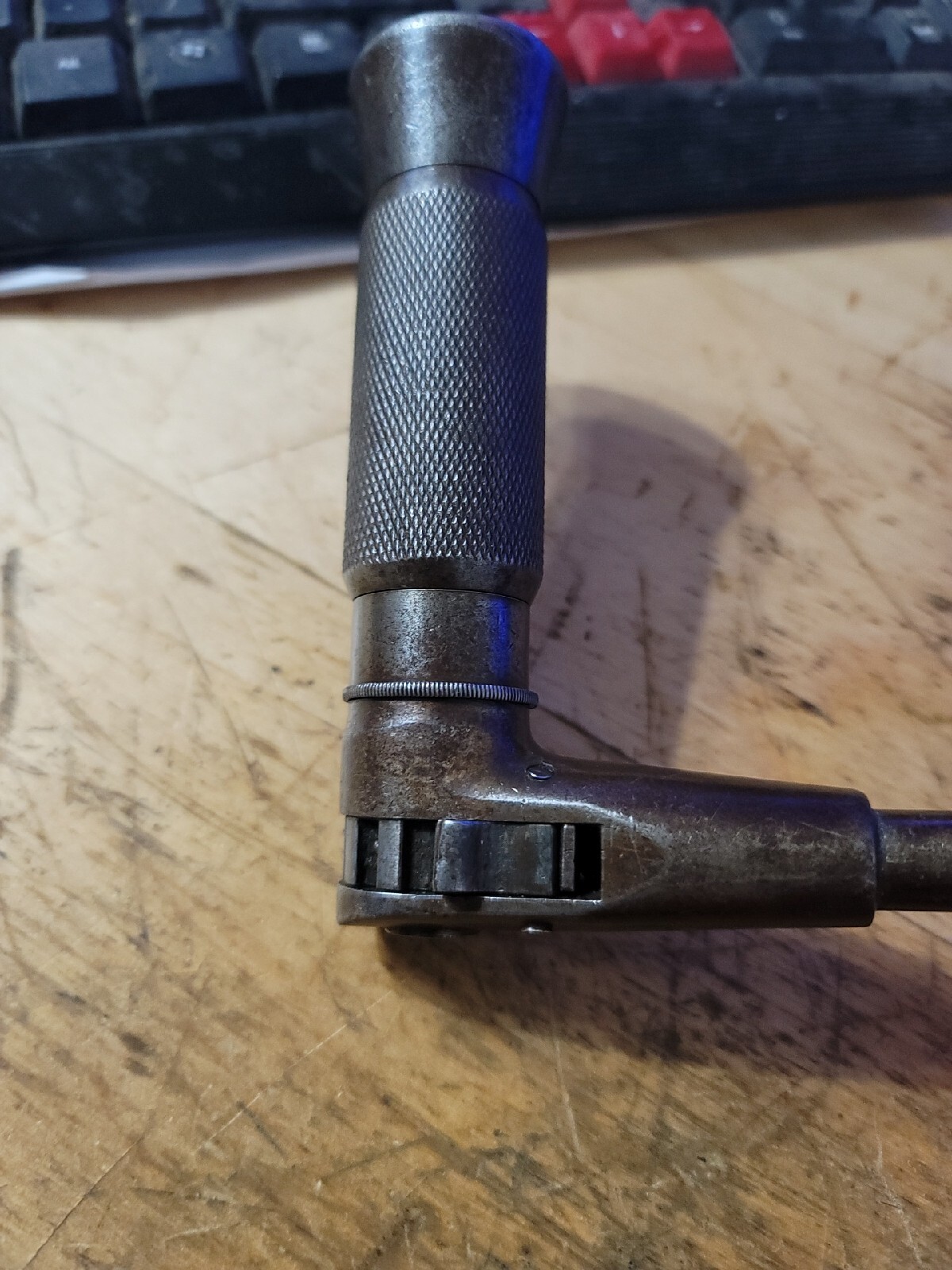 Antique Tool P. S. & W. USA Brace Hand Drill No. 1202 PatD July 9, 1895 🇺🇸