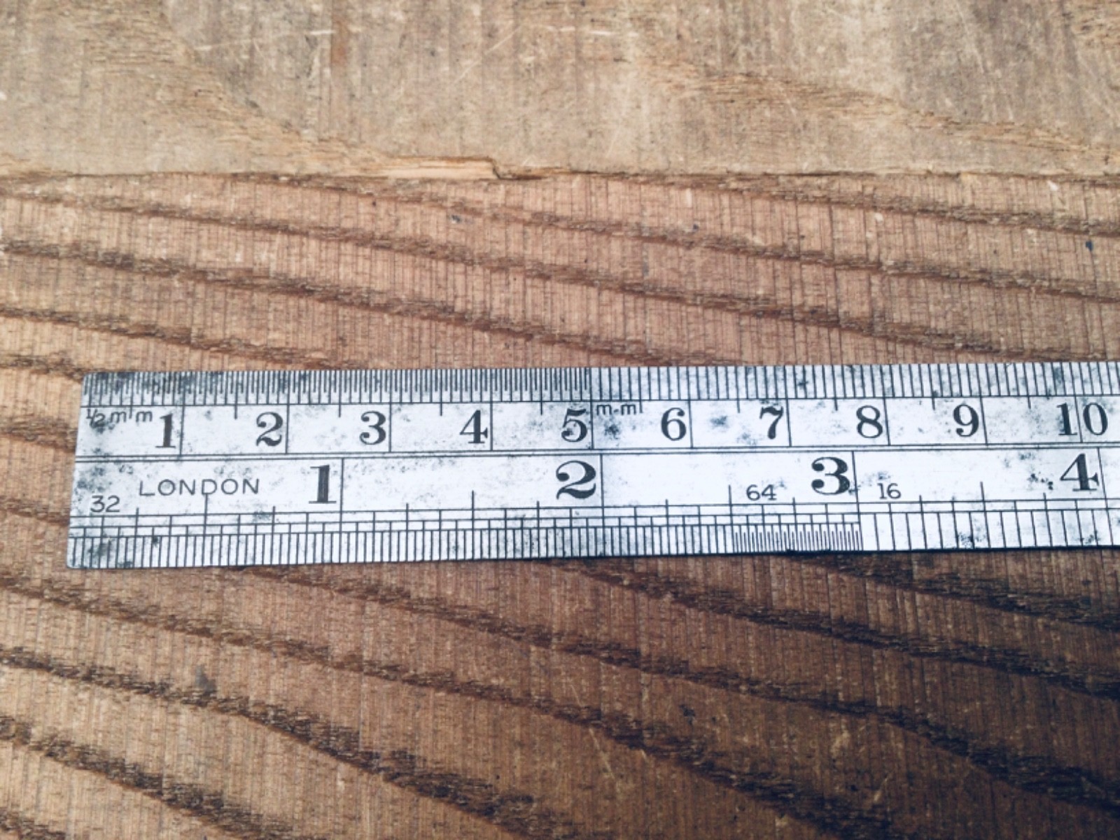Vintage Rabone & Sons No.34 6” Engineers Steel Rule Metric & Imperial