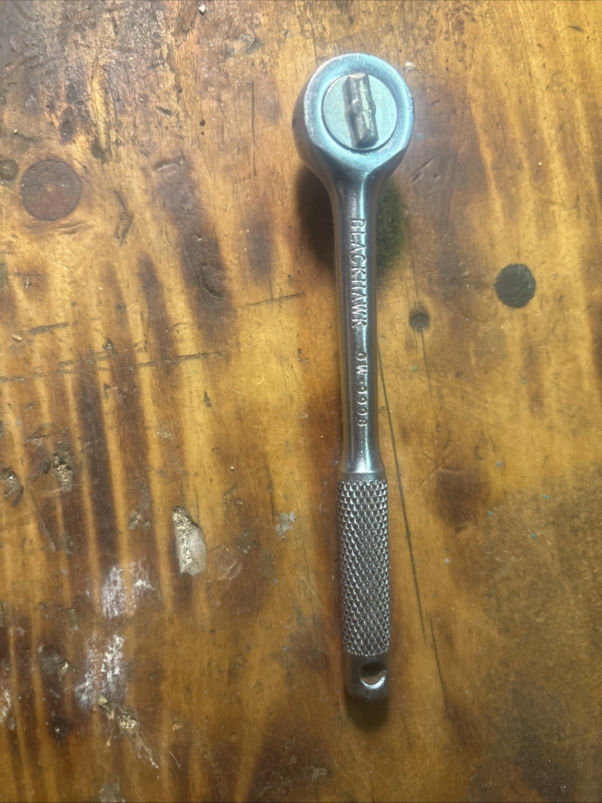 🇺🇸 Blackhawk Tools USA GW-9998 Chrome Knurled Grip Handle 1/4″ Drive Ratchet