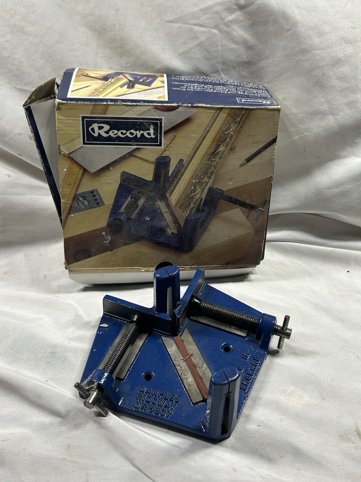RECORD MARPLES MR6807 Mitre Cutting Cramp Picture Framing Architrave Tool Boxed