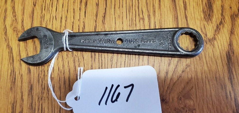 Vintage Auto-Kit No. 100 Wrench, 1930s-40s, Forged Vanadium Steel, USA 5/8″ 9/16