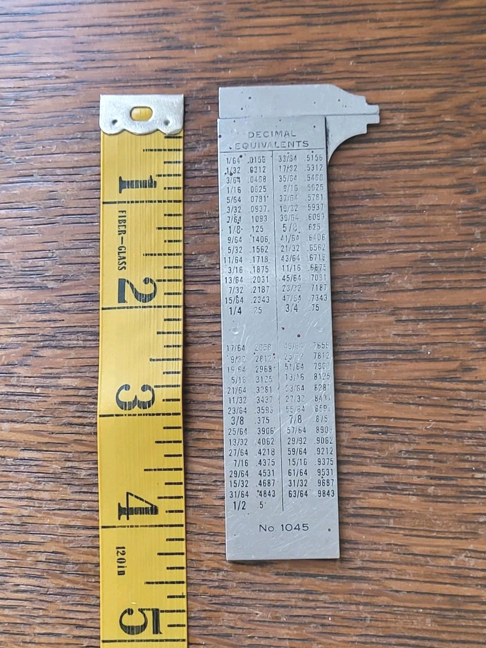 The Executive Pocket Chum w/Pouch Stainless Slide Caliper/ Decimal Equivalents