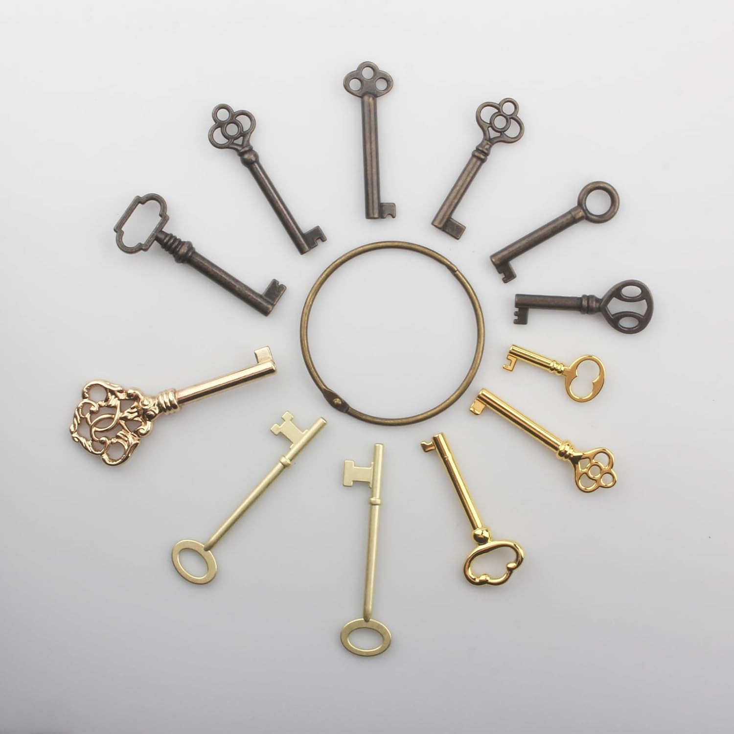 Skeleton Key Set,Universal Skeleton Replacement Keys | Vintage Keys Kit for Anti
