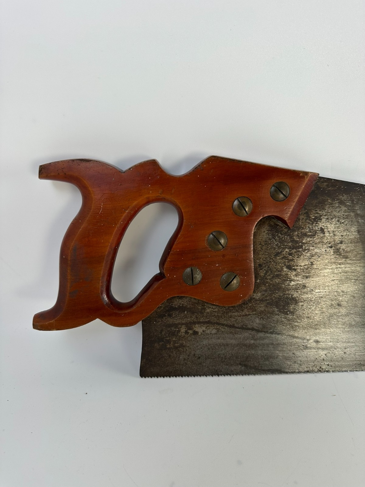 Vintage Henry Disston & Sons 26″ Hand Saw Antique Carpenter Crosscut Woodworking