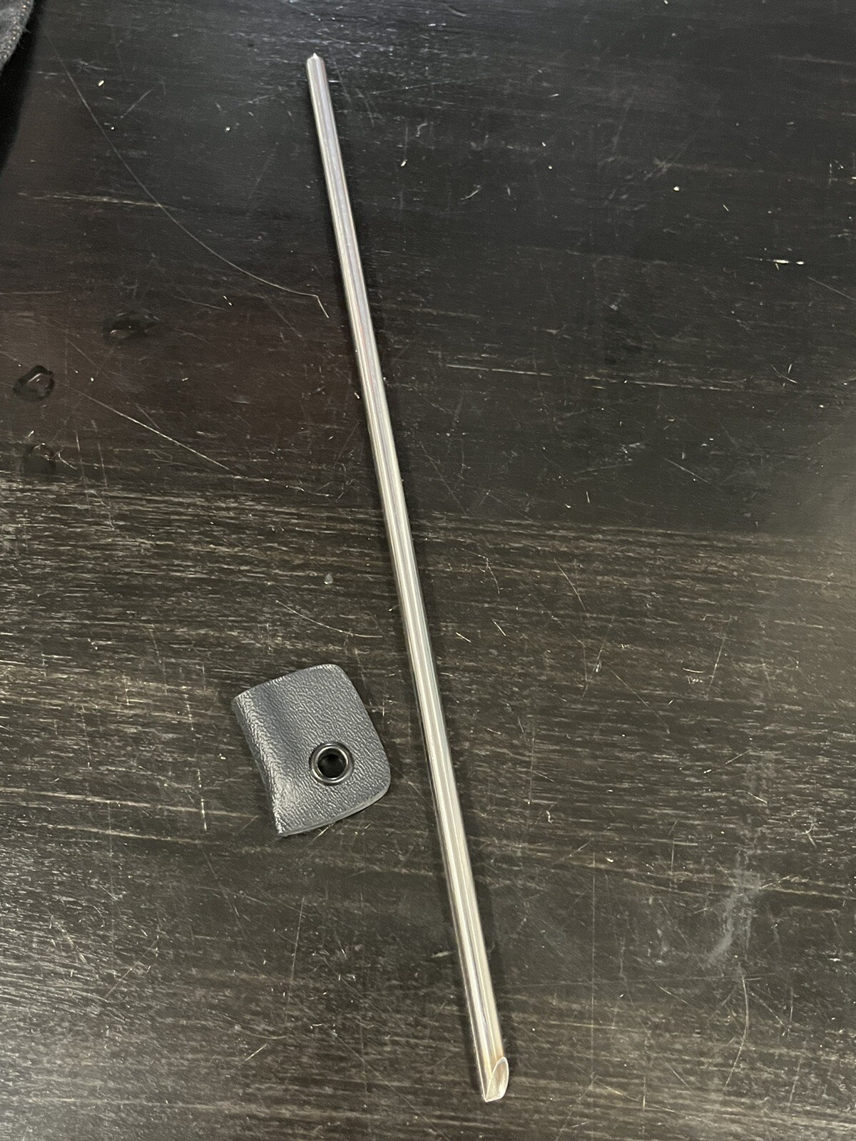 TactiStraw With Sheath, Stainless Steel Straw, EDC Straw
