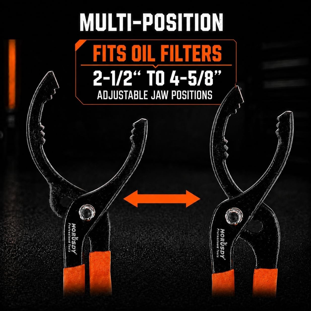 12″ Adjustable Oil Filter Pliers, Adjustable Oil Filter Wrench Removal Tool O…