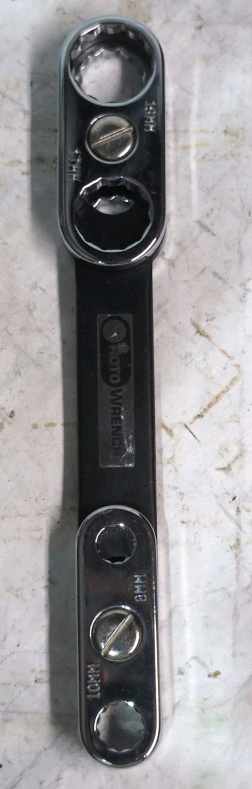 Vintage ROTO WRENCH 8 IN 1 Standard Sizes 7″ EUC