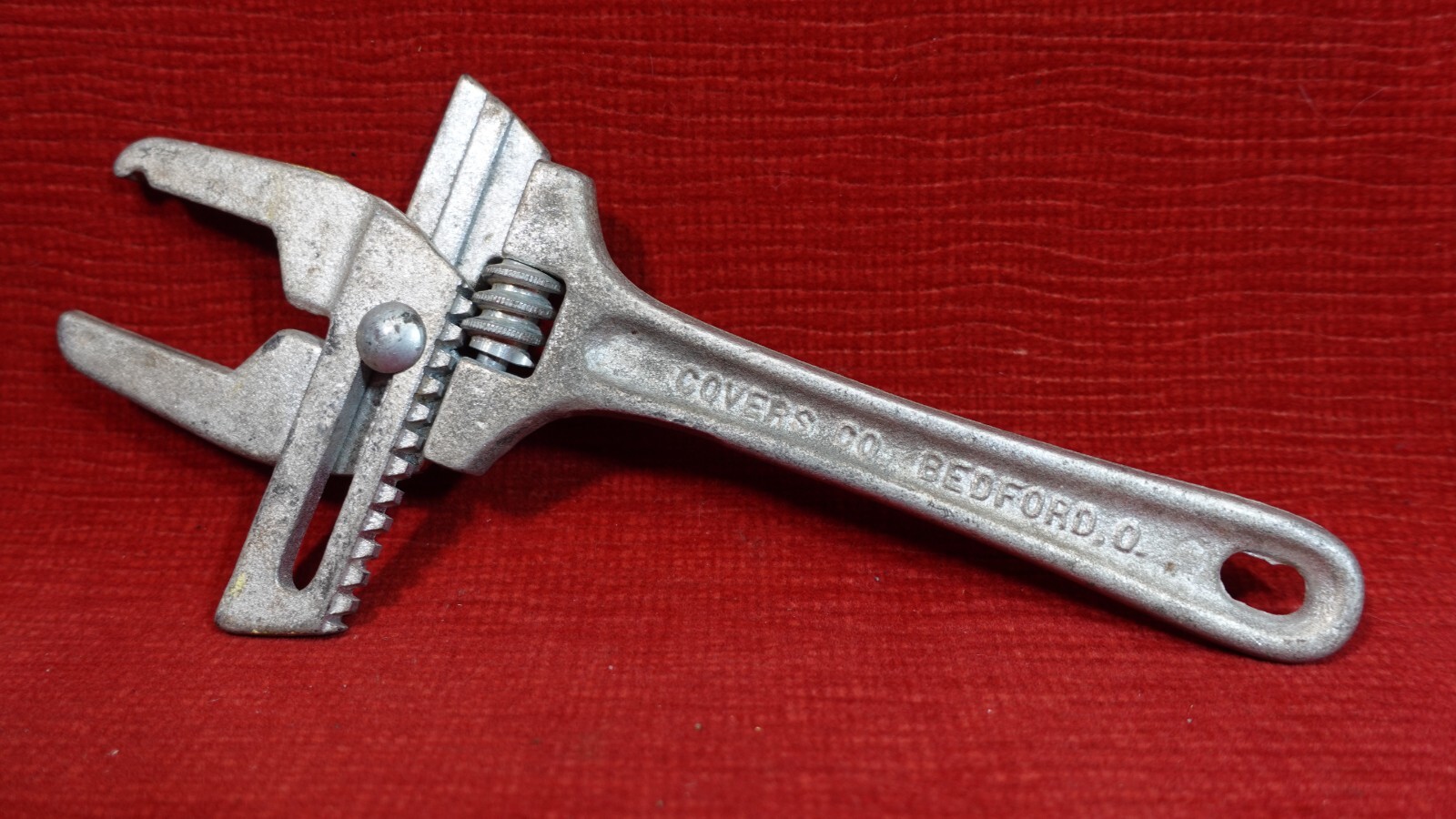 Vintage Ace Slip & Lock Nut Wrench Covers & Co. Bedford Ohio Plumbing Tool