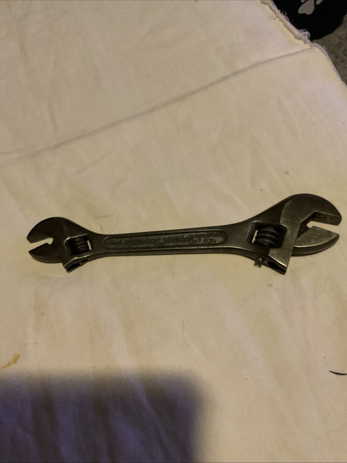 VINTAGE CRESCENT 6 IN. AND 8 IN. COMBO WRENCH