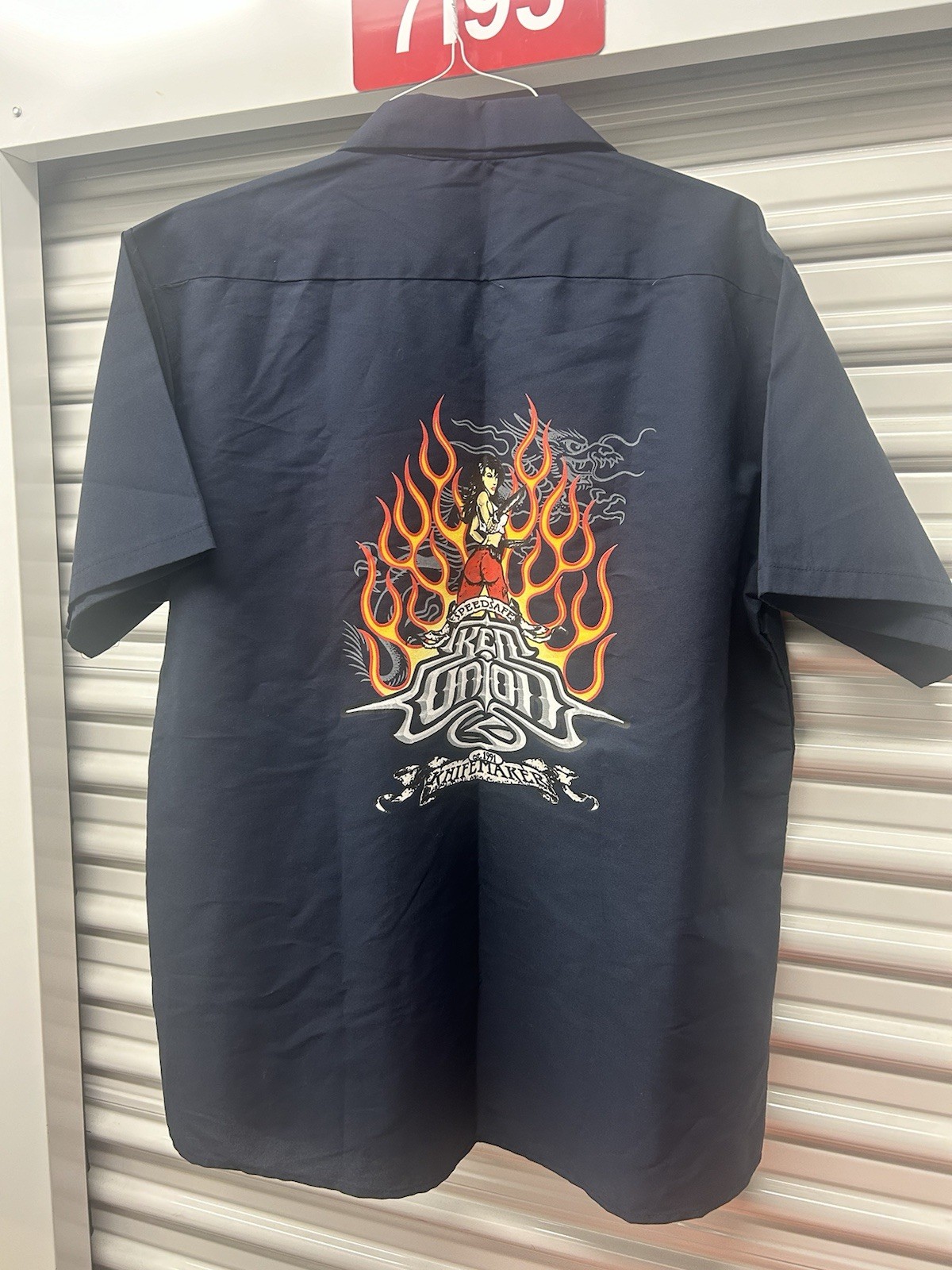 Vintage Ken Onion Knife Maker Industrial Work Shirt Size XL