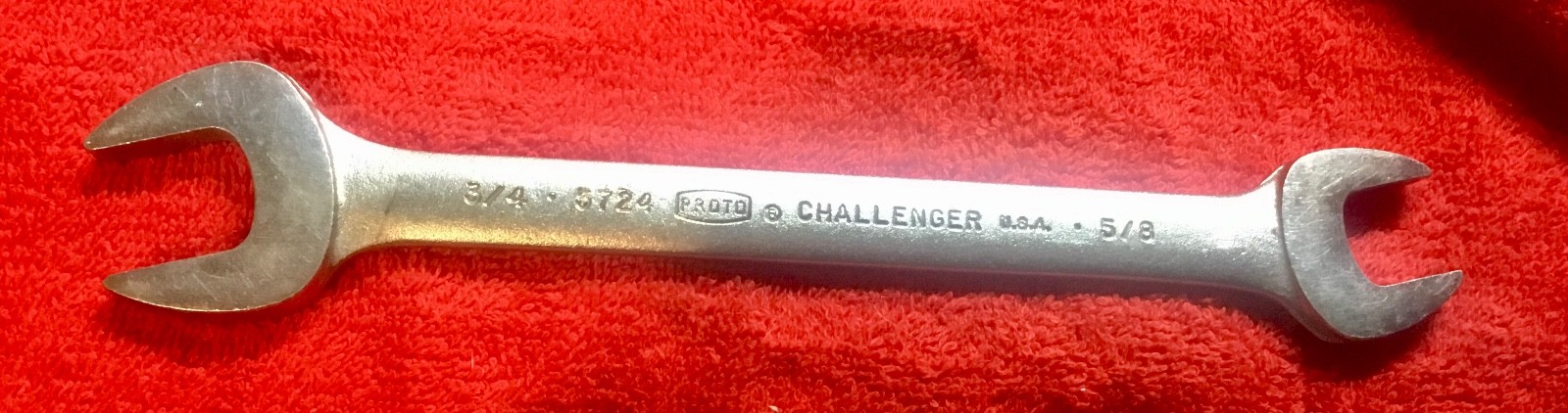 Challenger by PROTO USA 5724 Open End Wrench 5/8″ x 3/4″