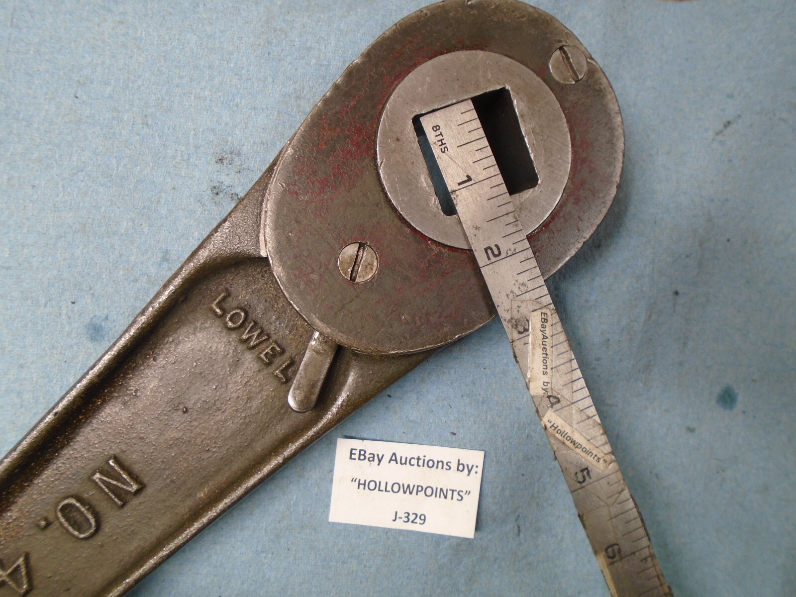 Lowell No. 42 Big 1-1/4″ Female Square Drive Ratchet 39″ Long 16T Gear Nice J329