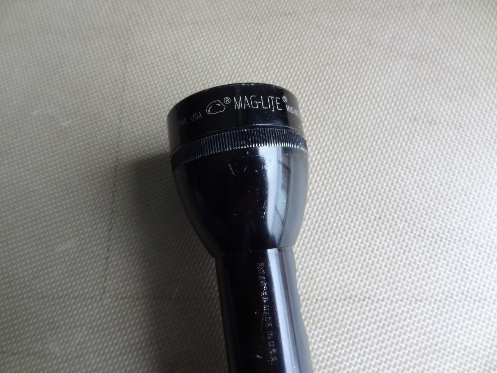 Vintage Mag-lite 2C 9″ Black Aluminum Flashlight – Made in USA -23002428